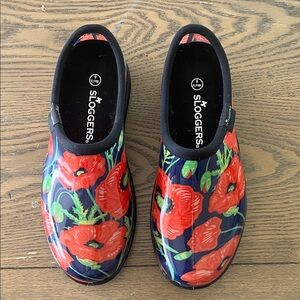 Sloggers Red Poppies sz 8